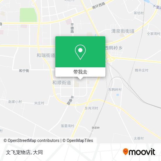 文飞宠物店地图