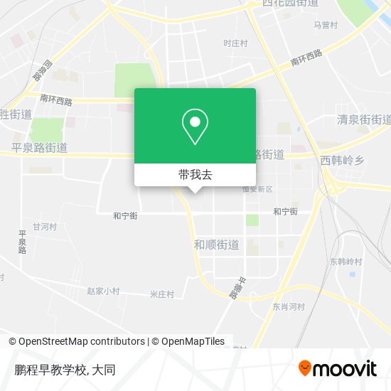鹏程早教学校地图