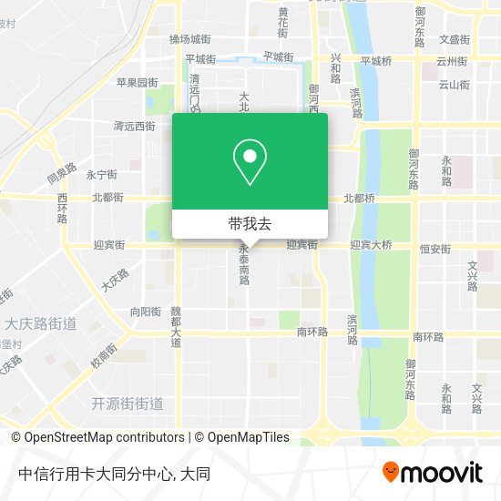 中信行用卡大同分中心地图