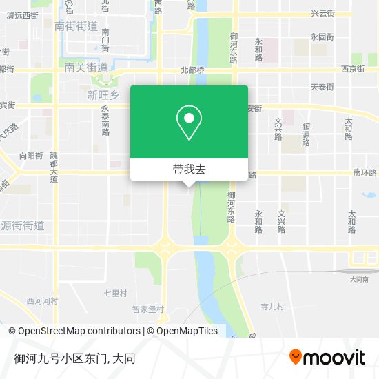 御河九号小区东门地图