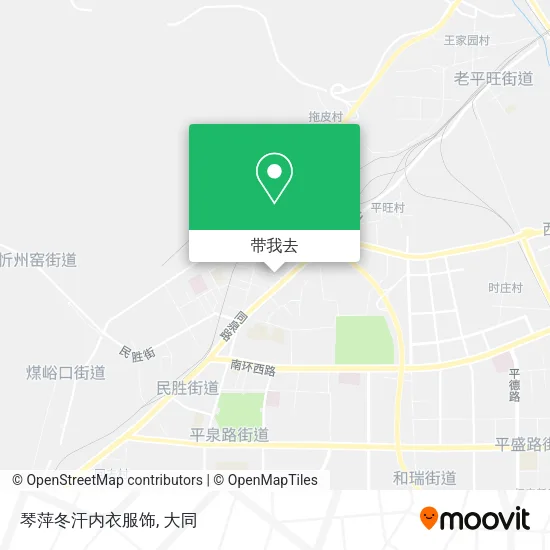 琴萍冬汗内衣服饰地图