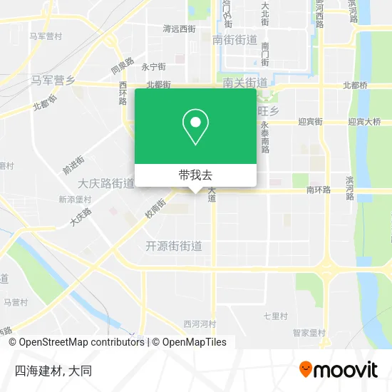 四海建材地图