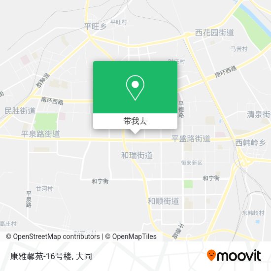 康雅馨苑-16号楼地图