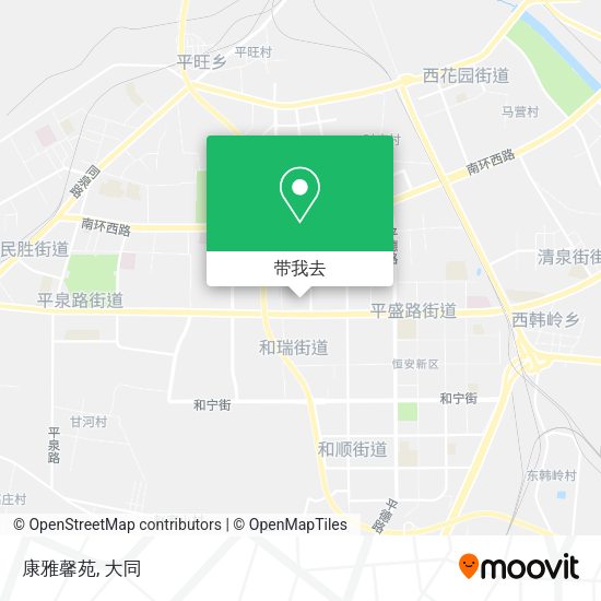 康雅馨苑地图