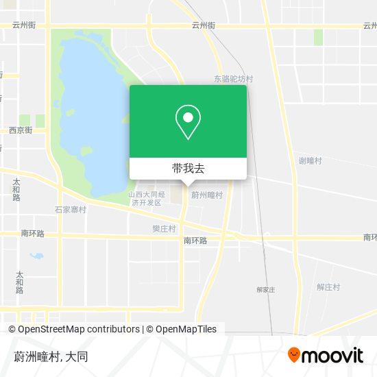 蔚洲疃村地图