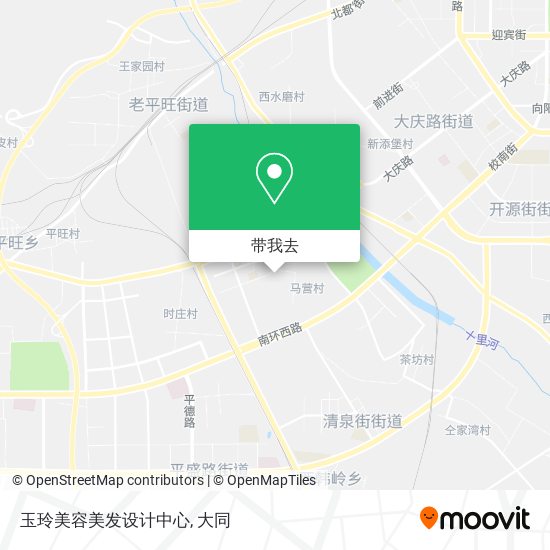 玉玲美容美发设计中心地图