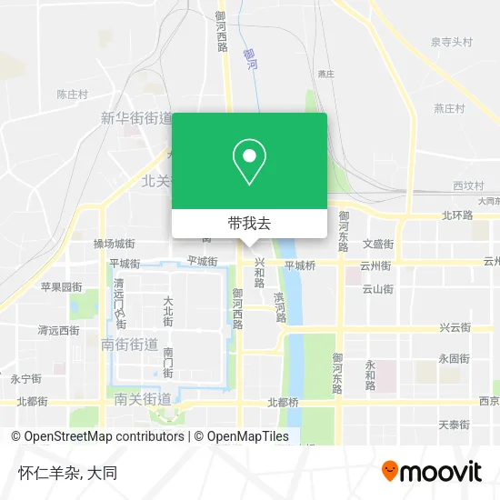 怀仁羊杂地图