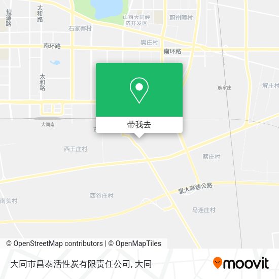 大同市昌泰活性炭有限责任公司地图