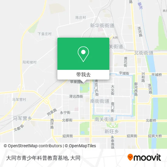 大同市青少年科普教育基地地图