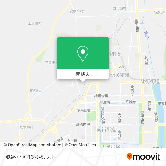 铁路小区-13号楼地图