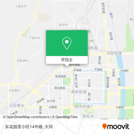 东花园里小区14号楼地图