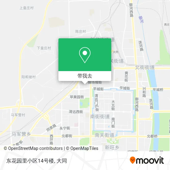 东花园里小区14号楼地图