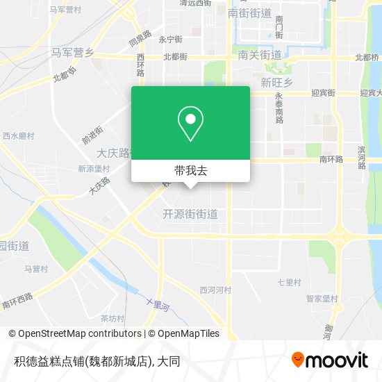 积德益糕点铺(魏都新城店)地图