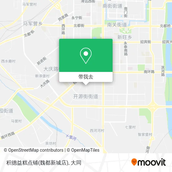 积德益糕点铺(魏都新城店)地图