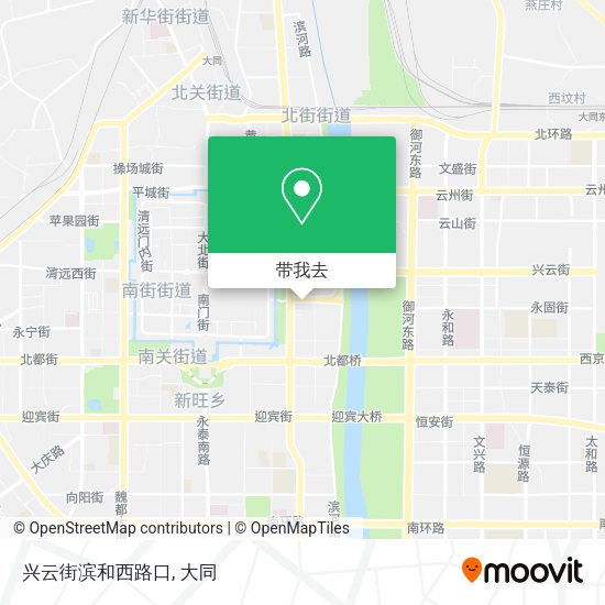 兴云街滨和西路口地图