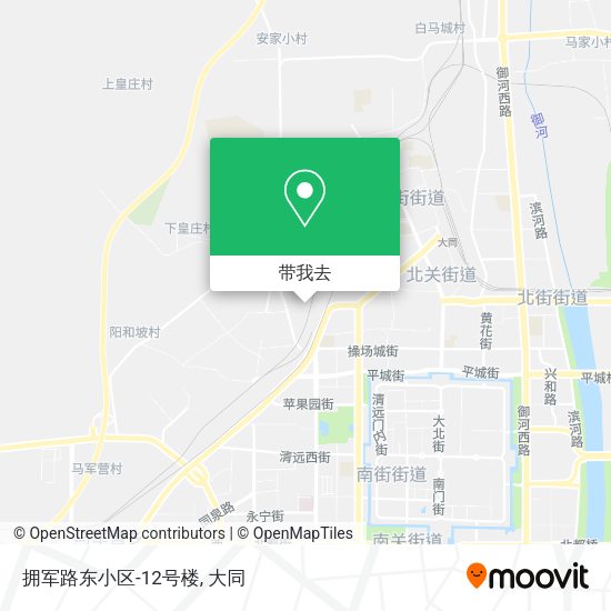 拥军路东小区-12号楼地图