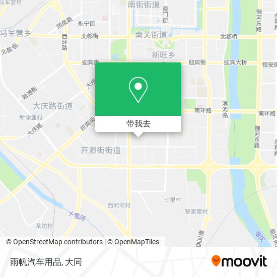 雨帆汽车用品地图