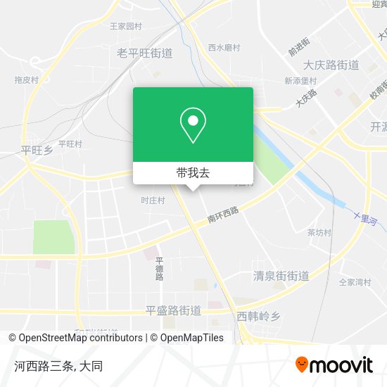 河西路三条地图