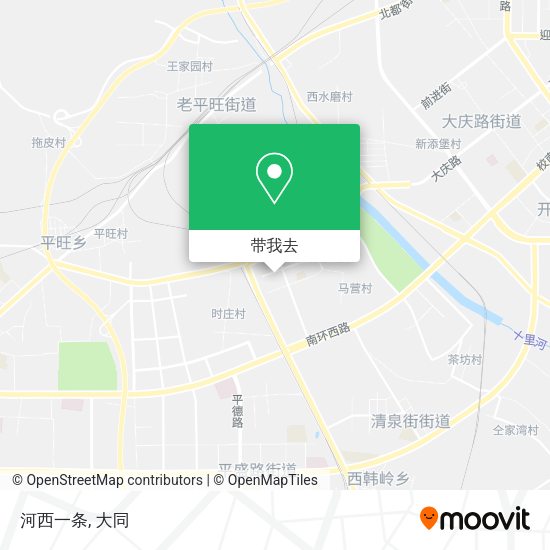 河西一条地图