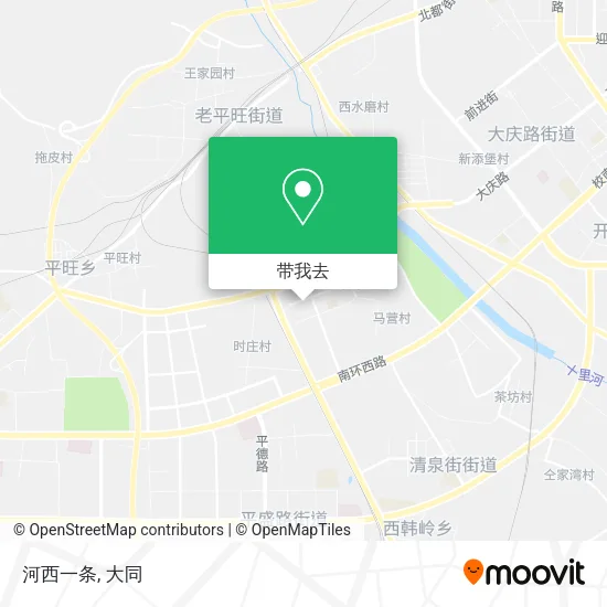 河西一条地图