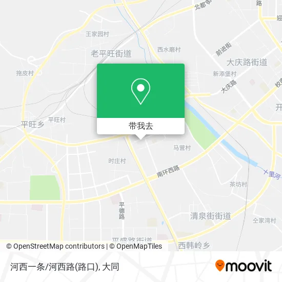 河西一条/河西路(路口)地图