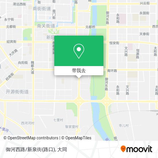 御河西路/新泉街(路口)地图