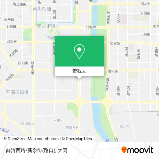 御河西路/新泉街(路口)地图