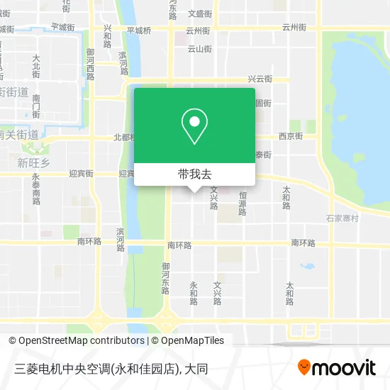 三菱电机中央空调(永和佳园店)地图