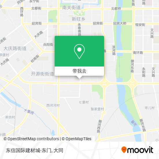 东信国际建材城-东门地图