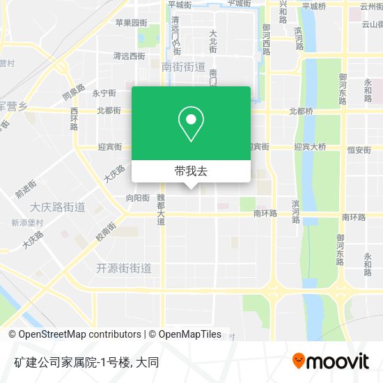 矿建公司家属院-1号楼地图