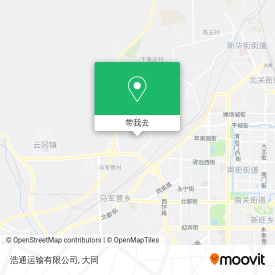 浩通运输有限公司地图