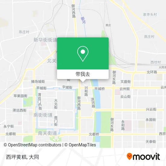 西坪黄糕地图