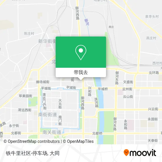 铁牛里社区-停车场地图
