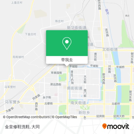 金皇修鞋洗鞋地图