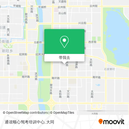 通谐顺心驾考培训中心地图