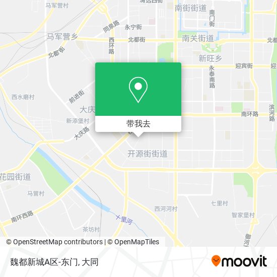 魏都新城A区-东门地图