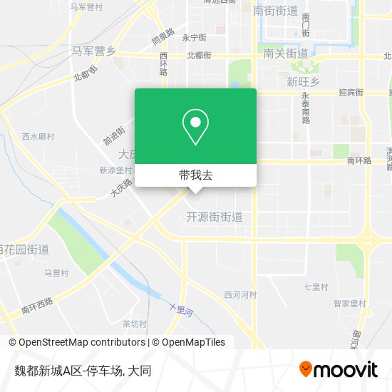 魏都新城A区-停车场地图