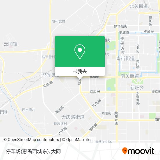 停车场(惠民西城东)地图