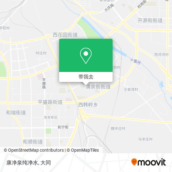康净泉纯净水地图