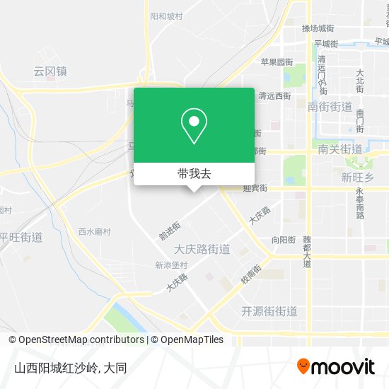 山西阳城红沙岭地图