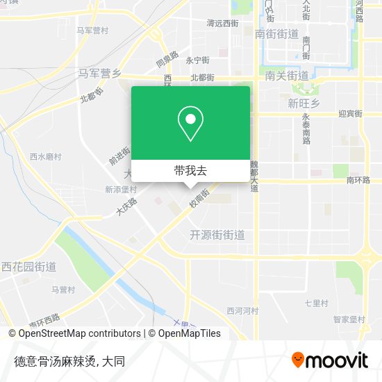 德意骨汤麻辣烫地图
