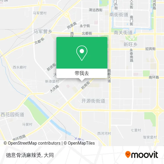 德意骨汤麻辣烫地图
