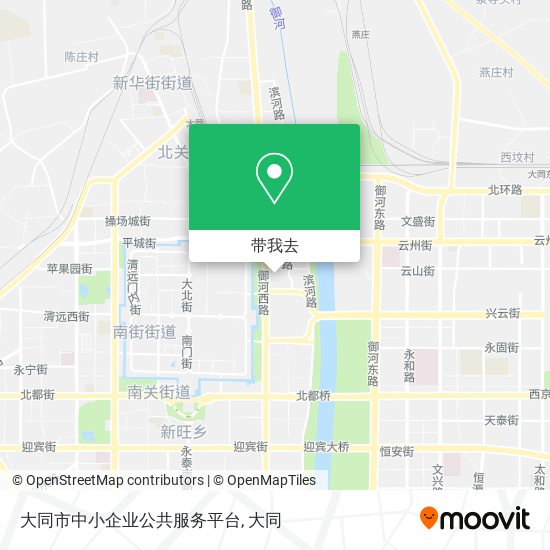 大同市中小企业公共服务平台地图