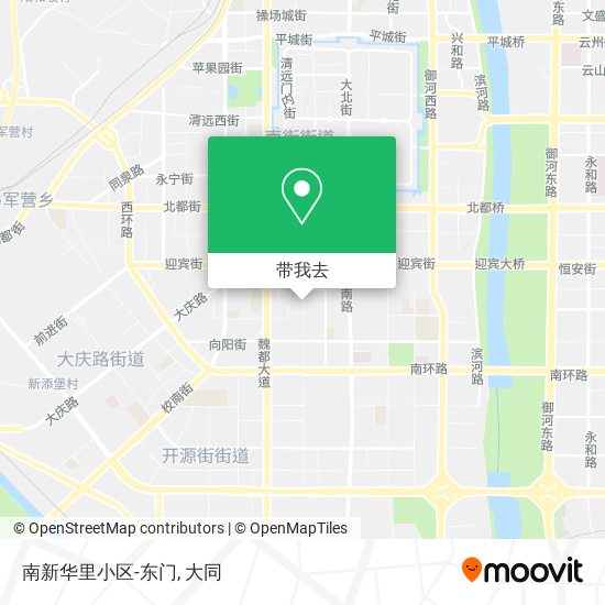 南新华里小区-东门地图