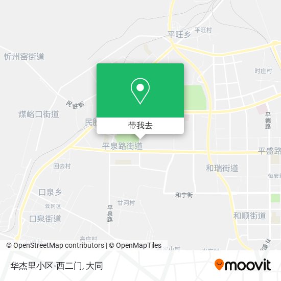 华杰里小区-西二门地图