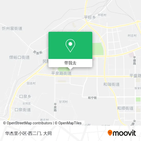 华杰里小区-西二门地图