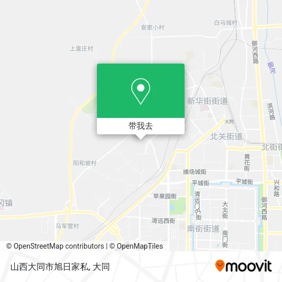 山西大同市旭日家私地图