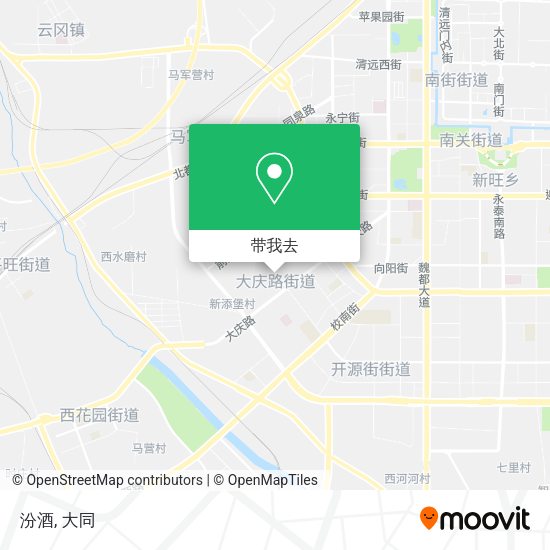 汾酒地图
