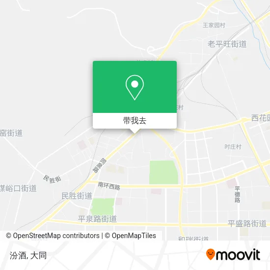 汾酒地图