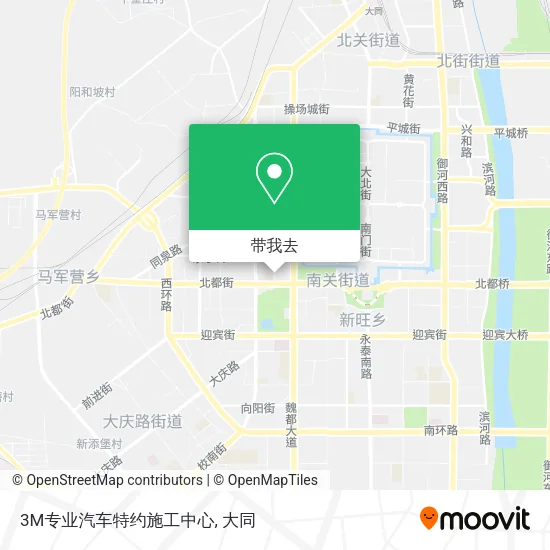 3M专业汽车特约施工中心地图